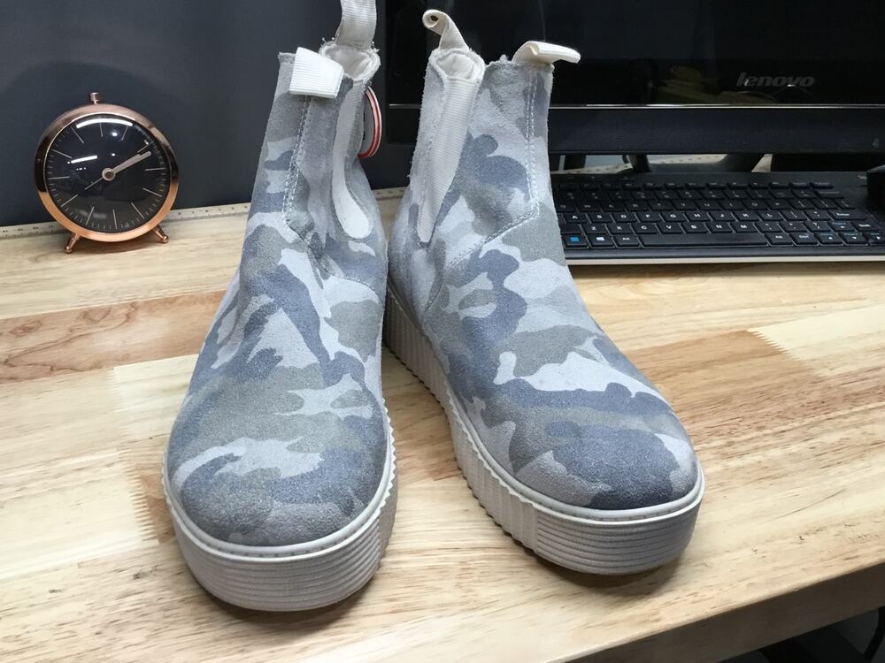 Religious Bubba Run Chelsea Boot Women's 8 Camouflage Suede Waterproof Ankle